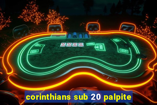 corinthians sub 20 palpite